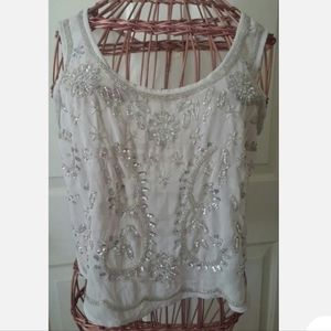Blush Passport by Buckle Sheer Tank Top Size L